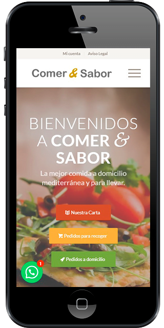 diseño web empresas delivery